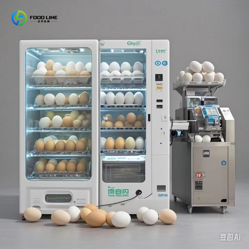 Commercial Vending Machine - آلة بيع البيض التجارية بدون مراقبة