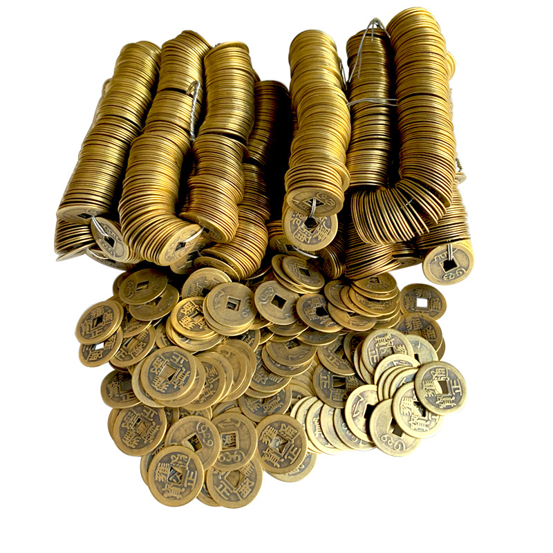 Arcade Game Coin - 100 قطعة العملات النحاسية الصينية الحرفية