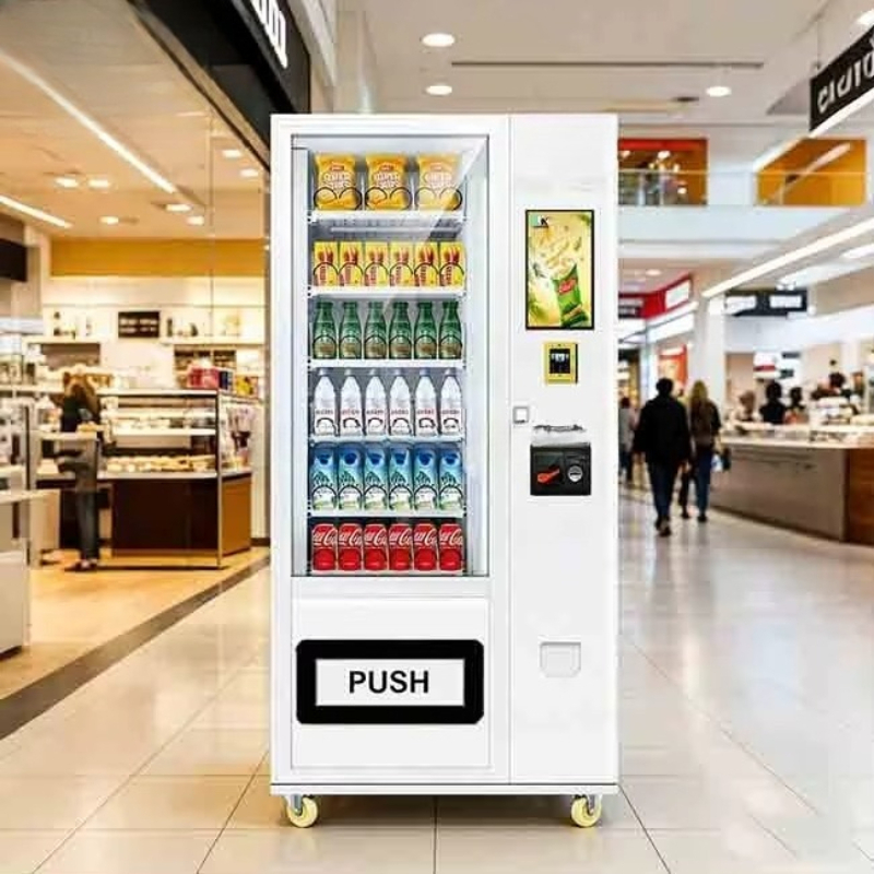 Commercial Vending Machine - ماكينة بيع ذكية للوجبات الخفيفة والمشروبات