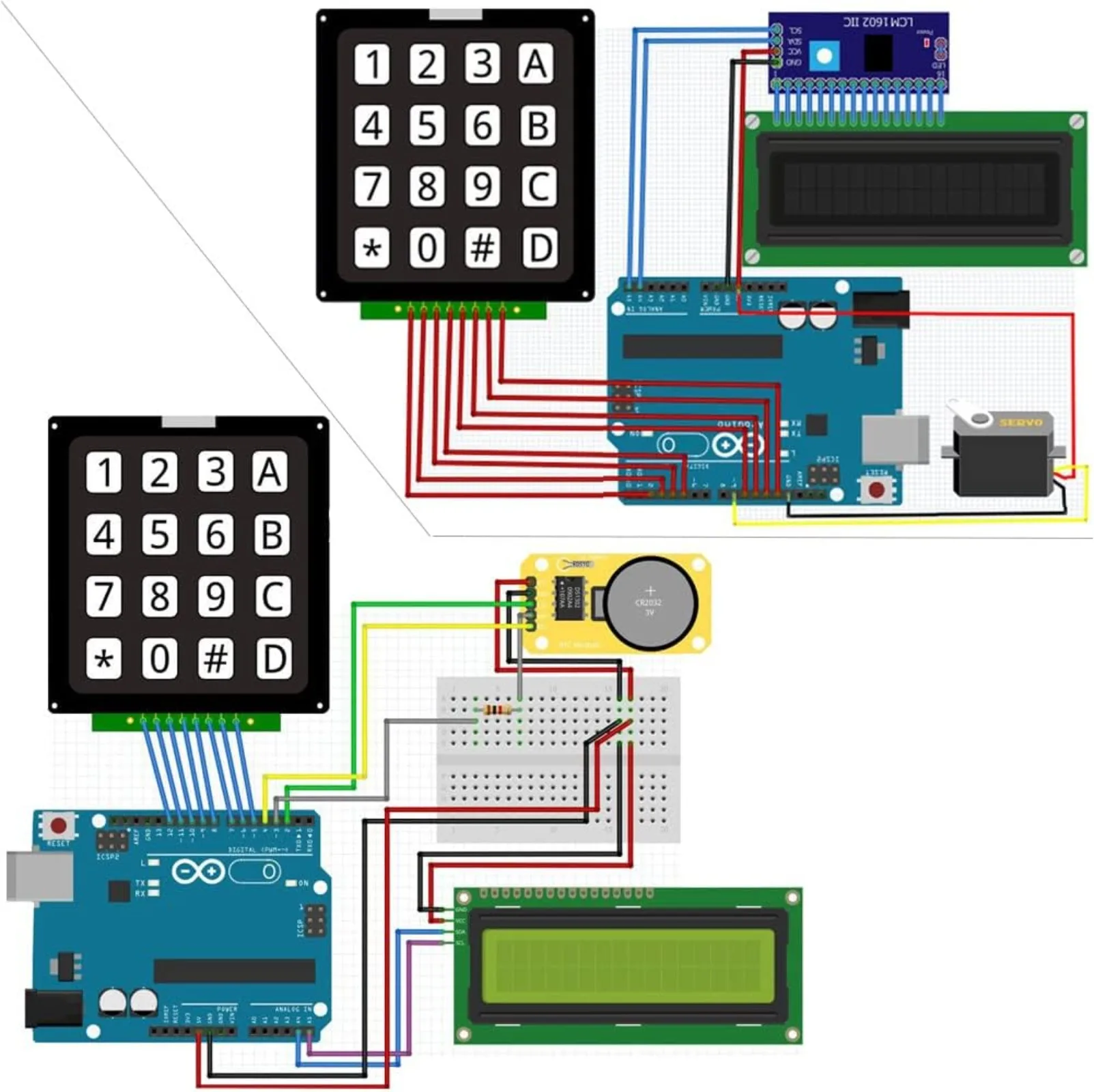 لوحة مفاتيح غشائية مصفوفة 4×4  - مراجعة Arduino Vending Machine Project وسعره