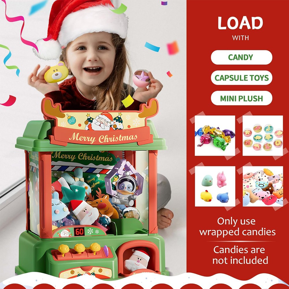 آلة مخلب عيد الميلاد للأطفال ، - مراجعة Arcade Games And Vending وسعره