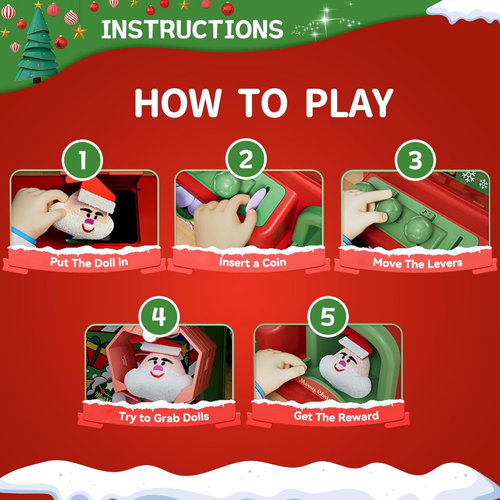 آلة مخلب عيد الميلاد للأطفال ، - مراجعة Arcade Games And Vending وسعره