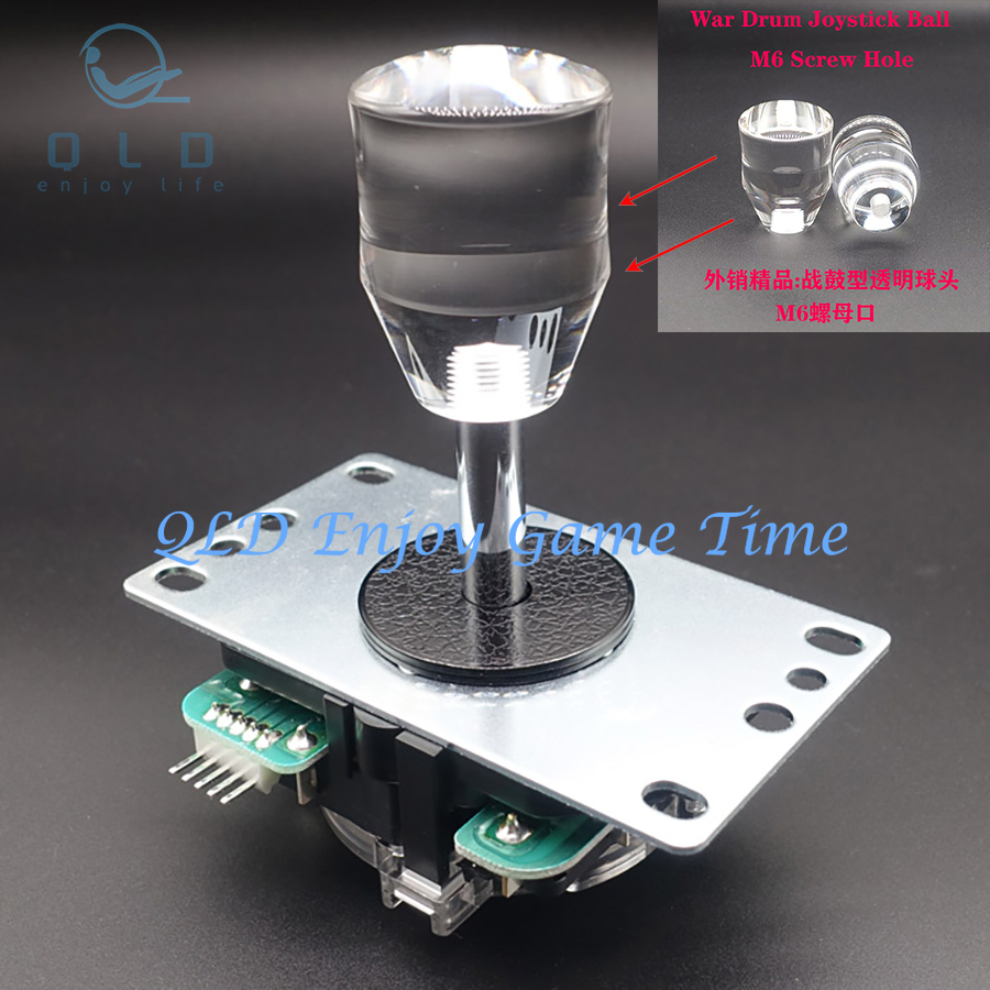 2 قطعة عصا الممرات أسطوانة الح - مراجعة Joystick Arcade Parts وسعره