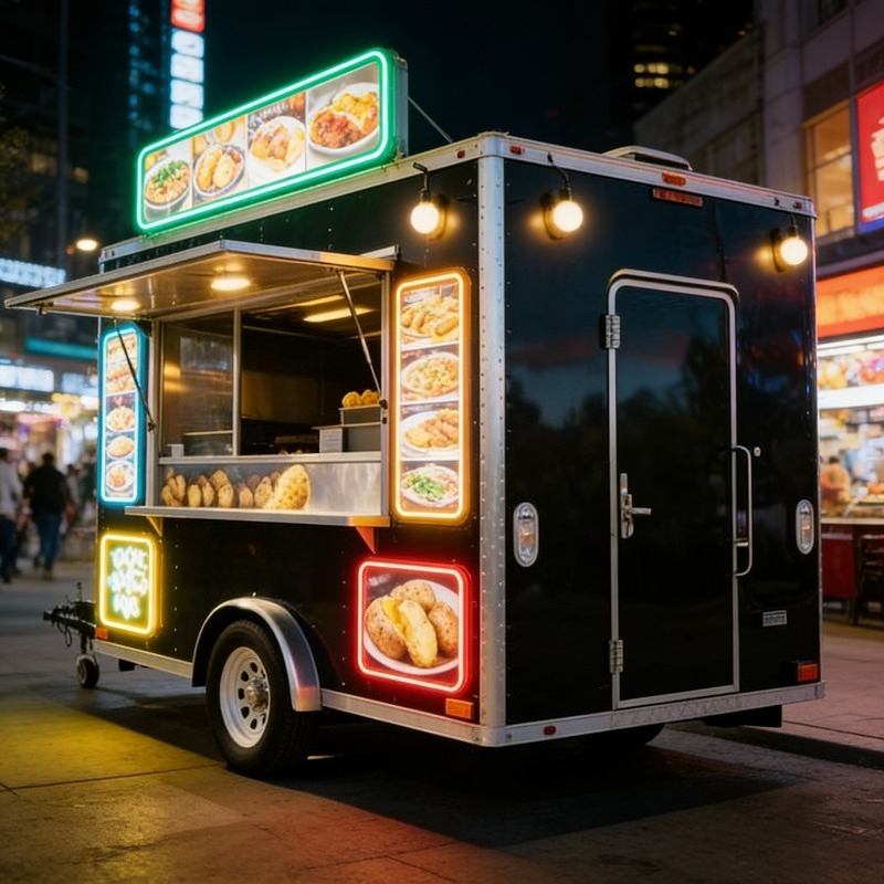 عربة طعام متنقلة مخصصة لبيع ال - مراجعة Hot Dog Vending Cart وسعره