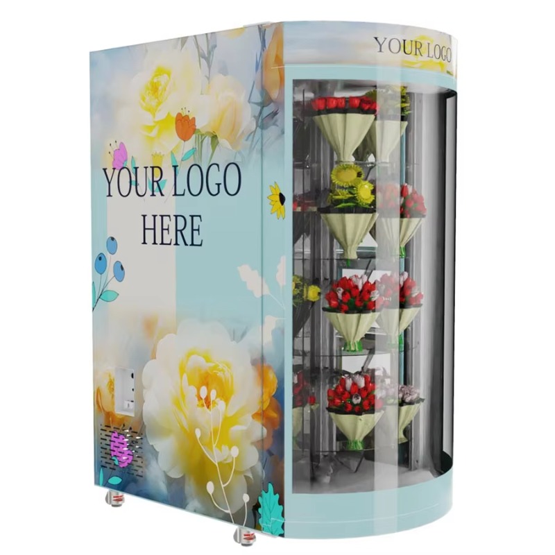 آلة بيع الزهور مخصصة بـ 24 حجر - مراجعة Commercial Vending Machine وسعره