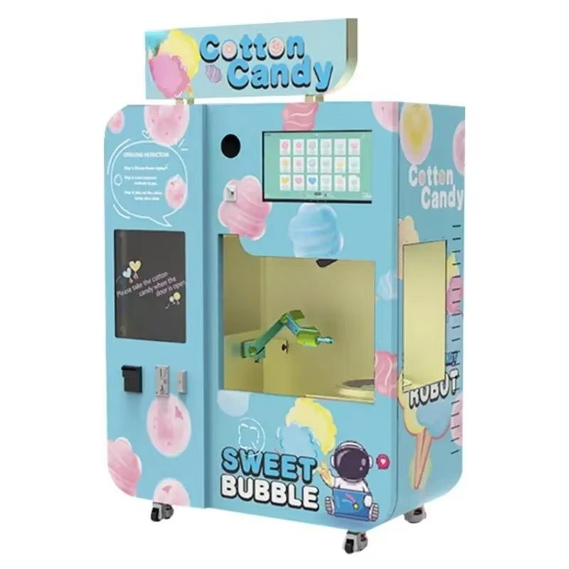 آلة بيع حلوى القطن الأوتوماتيك - مراجعة Candy Vending Machine وسعره