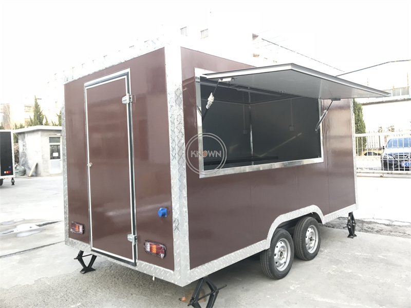 في الهواء الطلق هوت دوج شاحنة  - مراجعة Hot Dog Vending Cart وسعره