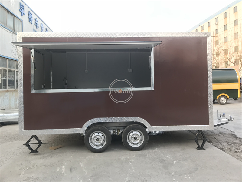 في الهواء الطلق هوت دوج شاحنة  - مراجعة Hot Dog Vending Cart وسعره