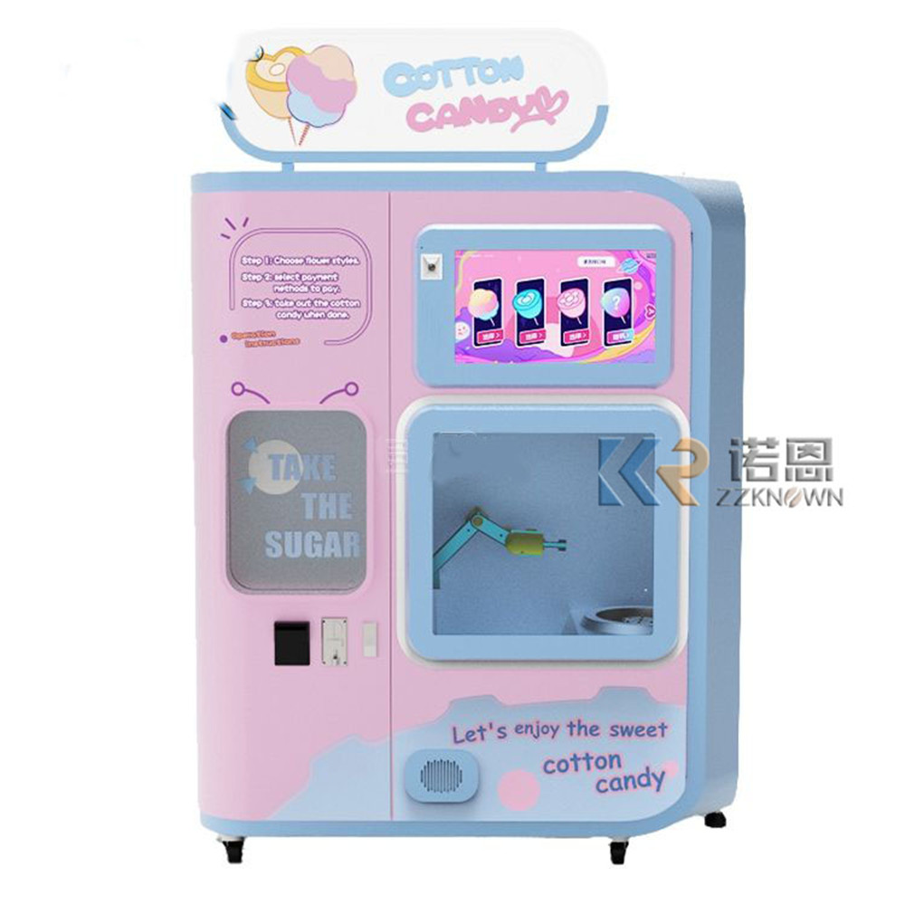 آلة صنع حلوى القطن الأوتوماتيك - مراجعة Candy Vending Machine وسعره