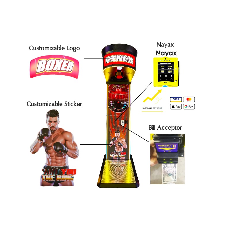 جهاز لعبة الملاكمة المقاوم للم - مراجعة Boxing Machine Arcade وسعره