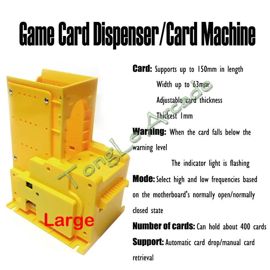 طقم توزيع بطاقات الألعاب الترف - مراجعة Arcade Card Vending Machine وسعره