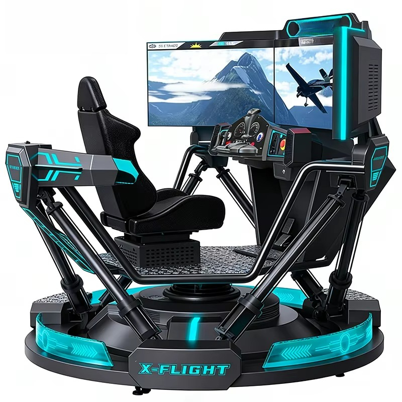 محاكي طيران بتقنية الواقع الاف - مراجعة 9D Vr Simulator وسعره