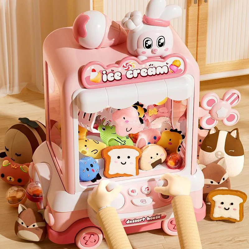 لعبة آلة دمية الأرنب للأطفال ، - مراجعة Claw Crane Machine وسعره