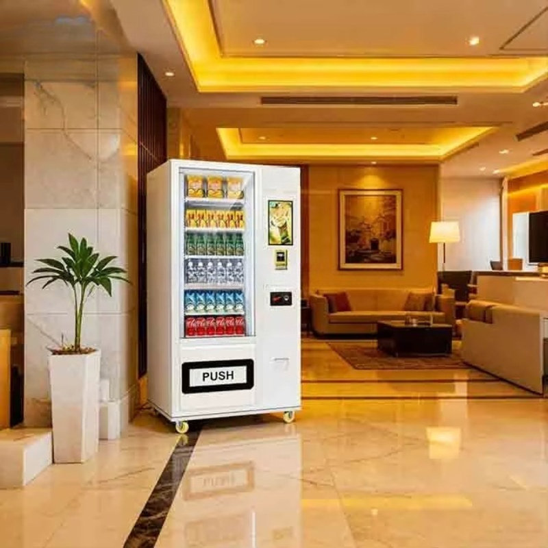 ماكينة بيع ذكية للوجبات الخفيف - مراجعة Commercial Vending Machine وسعره